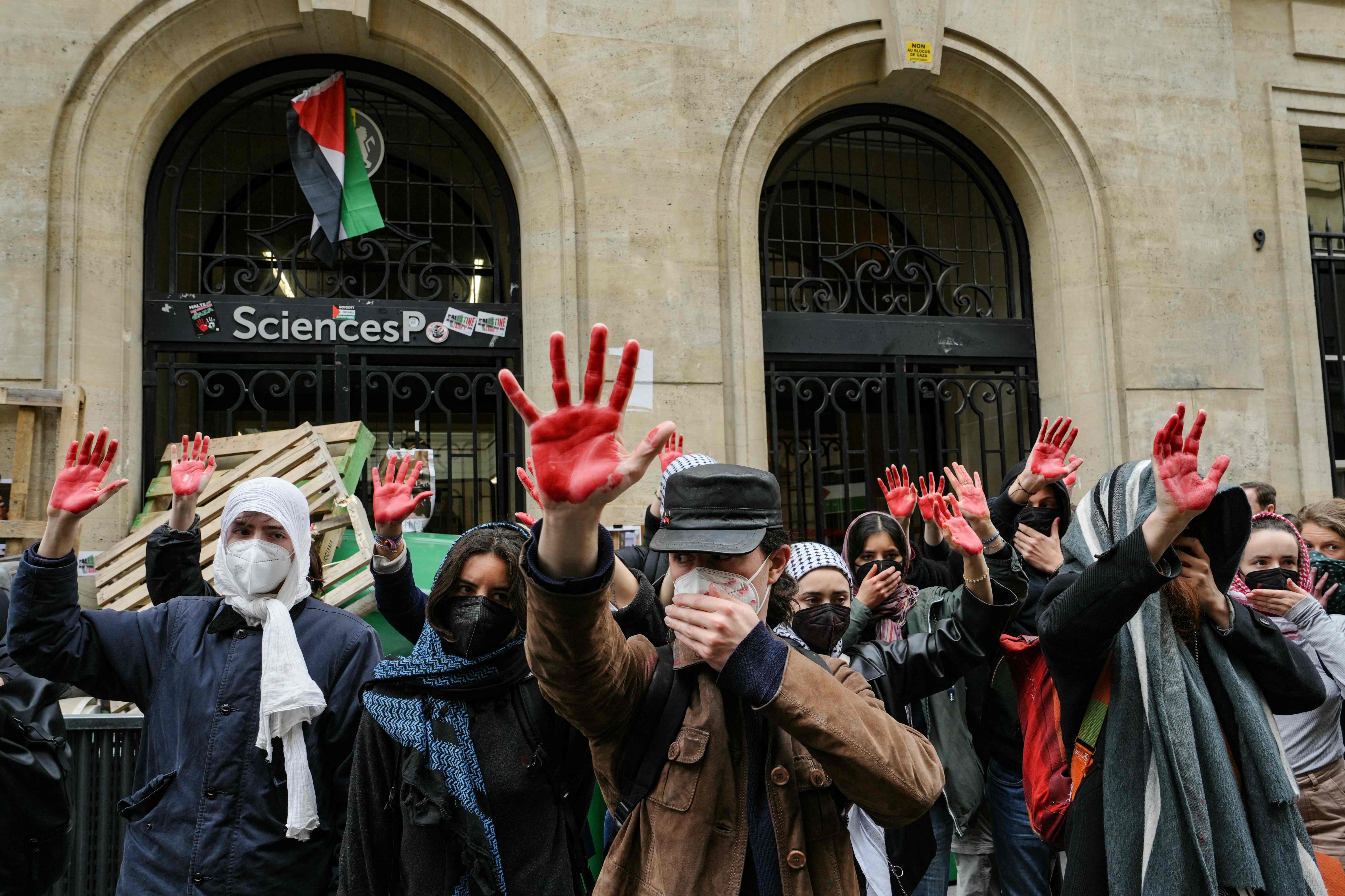 Anche Sciences Po teatro di scontri pro Gaza