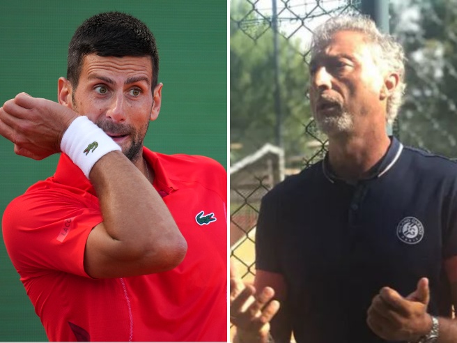 Novak Djokovic e l'ex preparatore atletico Marco Panichi (LaPresse)
