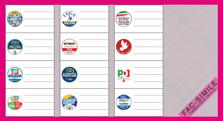 Dal grigio al rosa: ecco i colori delle schede per le Europee
