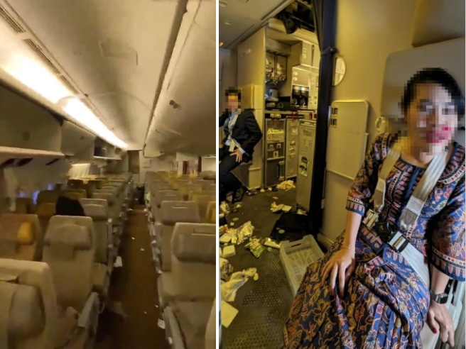 Turbolenza sul volo Londra-Singapore. I sei secondi di panico: un morto e 7 feriti gravi