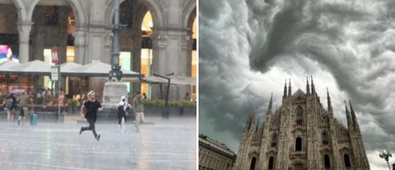 Maltempo a Milano, mercoledì pomeriggio forti temporali e grandinate: è allerta gialla