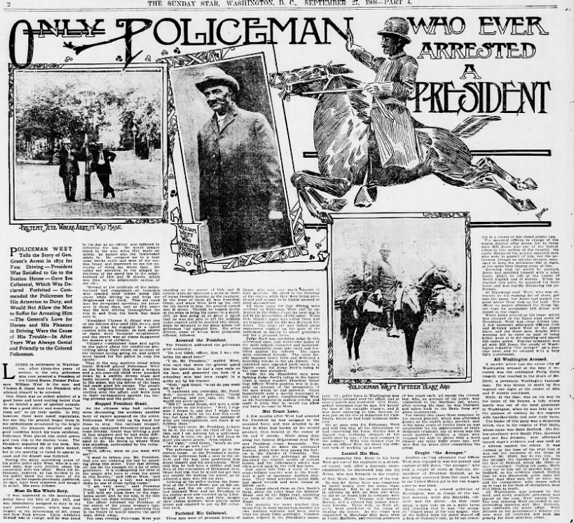 Non solo Trump: quando il presidente fu arrestato per eccesso di velocità (a cavallo)