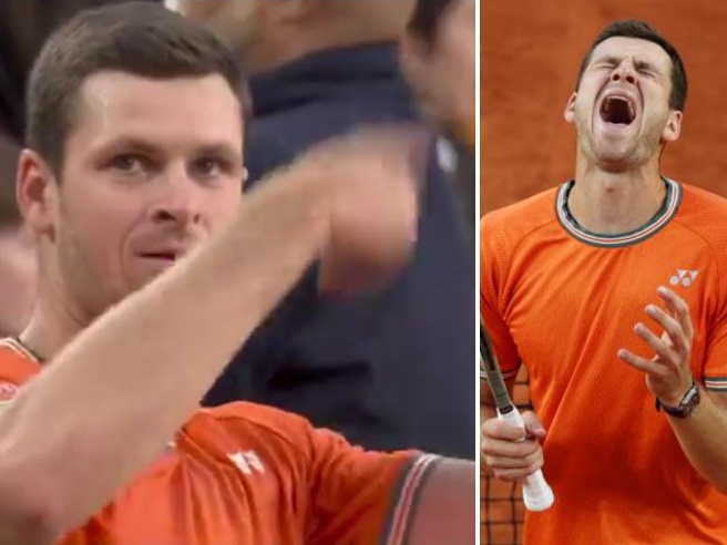 Hurkacz chiede a Dimitrov se cambiare arbitro al Roland Garros: «Per te va bene questa signora?»
