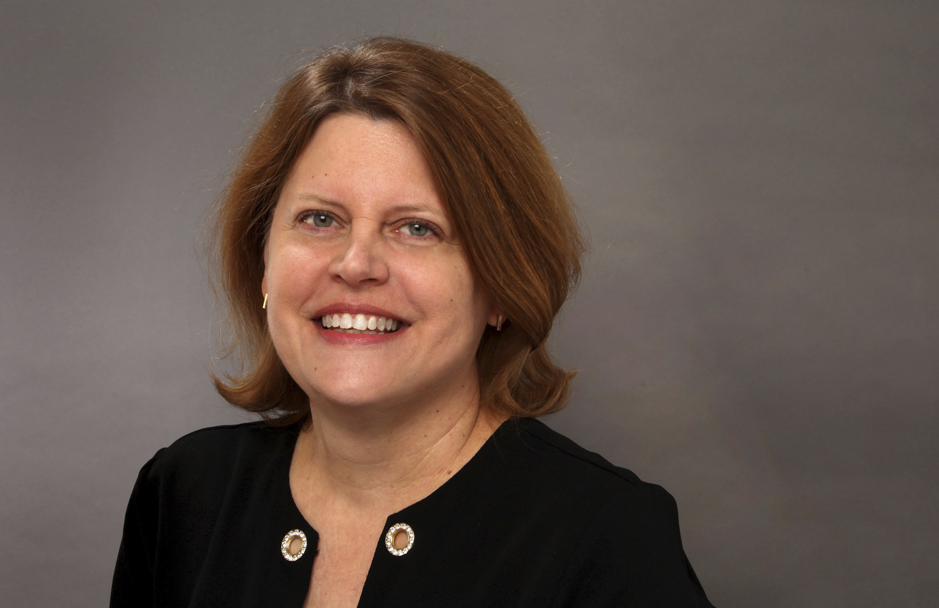 FILE - Sally Buzbee, then-senior vice president and executive editor of The Associated Press, poses for a photo, Dec. 13, 2018, in New York. The Washington Post said Sunday, June 2, 2024, that Buzbee, its executive editor, has stepped down after three years at the top of one of journalism's most storied brands. (AP Photo/Chuck Zoeller, File)