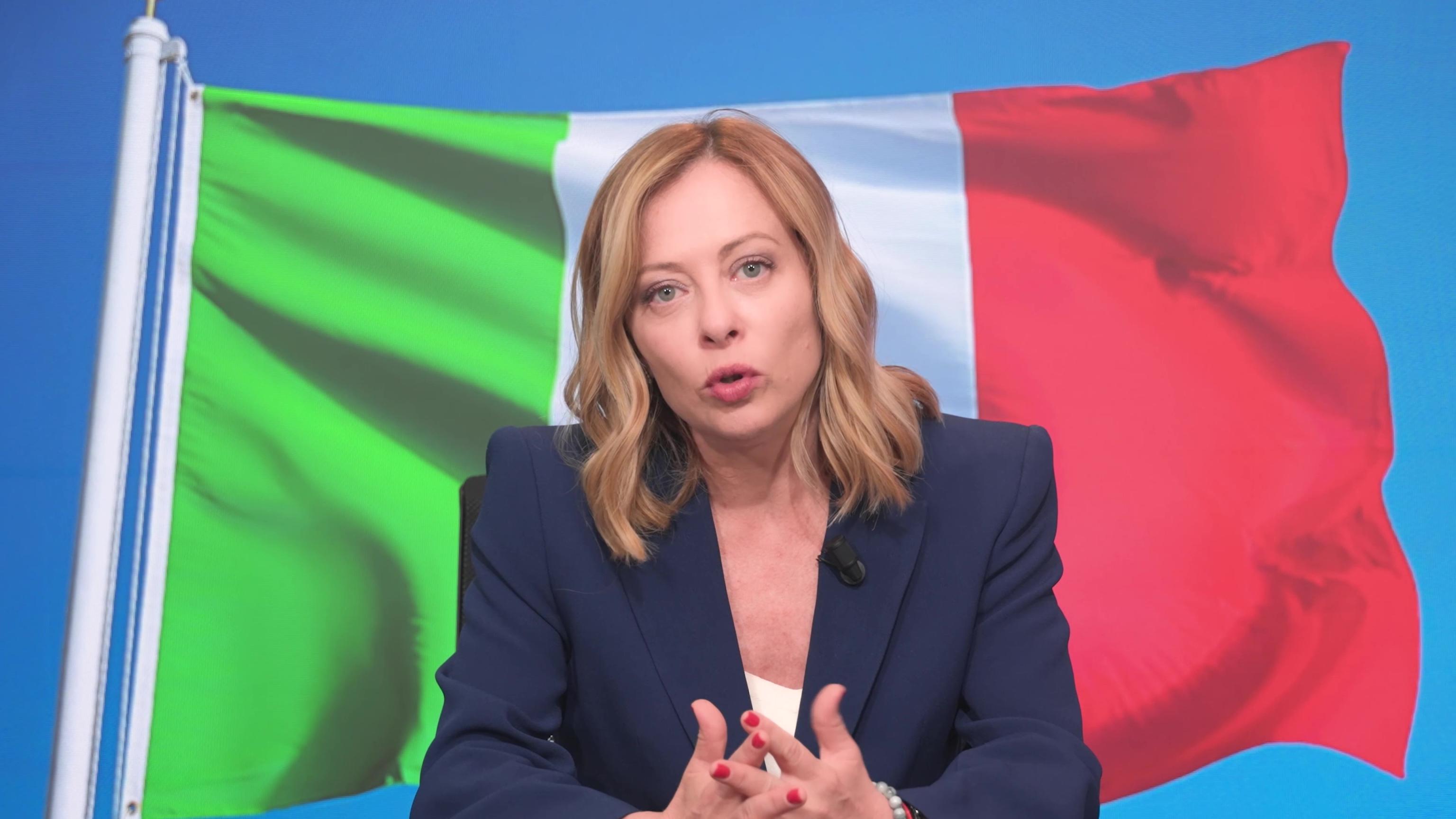 Un fermo immagine tratto da un video della premier Giorgia Meloni sull'Autonomia Differenziata, 25 giugno 2024. ANSA/ UFFICIO STAMPA PALAZZO CHIGI ++HO - NO SALES EDITORIAL USE ONLY++ NPK++