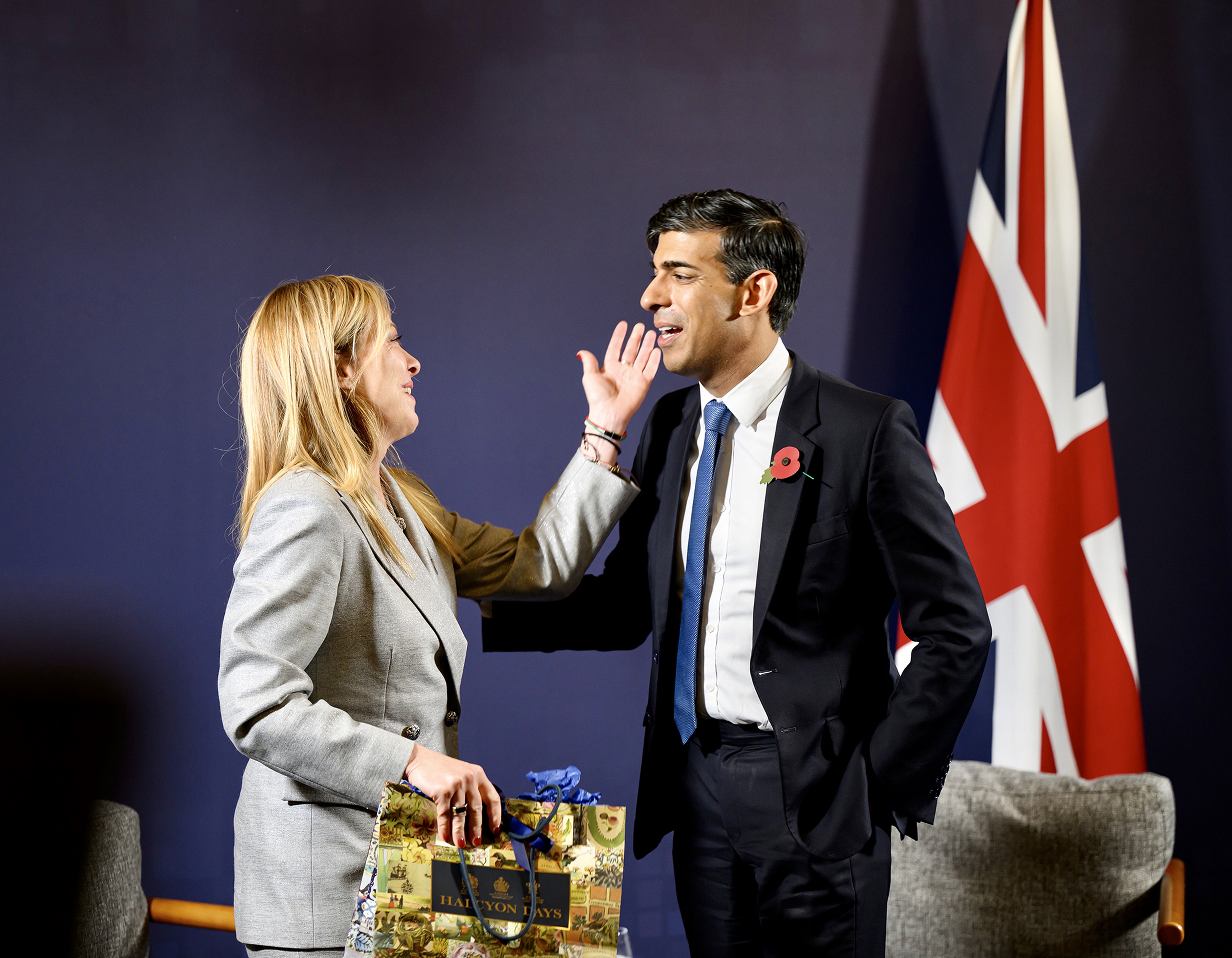 GIORGIA MELONI, RISHI SUNAK PRIMO MINISTRO INGLESE