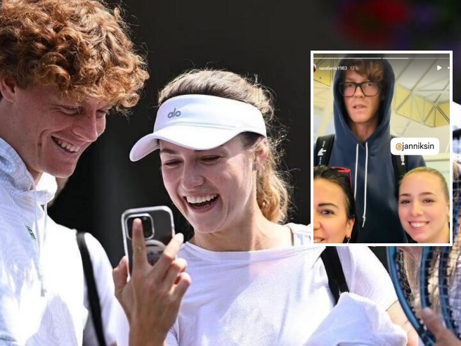 Sinner e Kalinskaya in Sardegna, il primo viaggio di coppia dopo Wimbledon