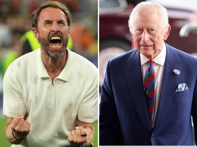 Southgate, il c.t. dell'Inghilterra fa soffrire anche re Carlo: «Per favore, vincete prima del 90'»