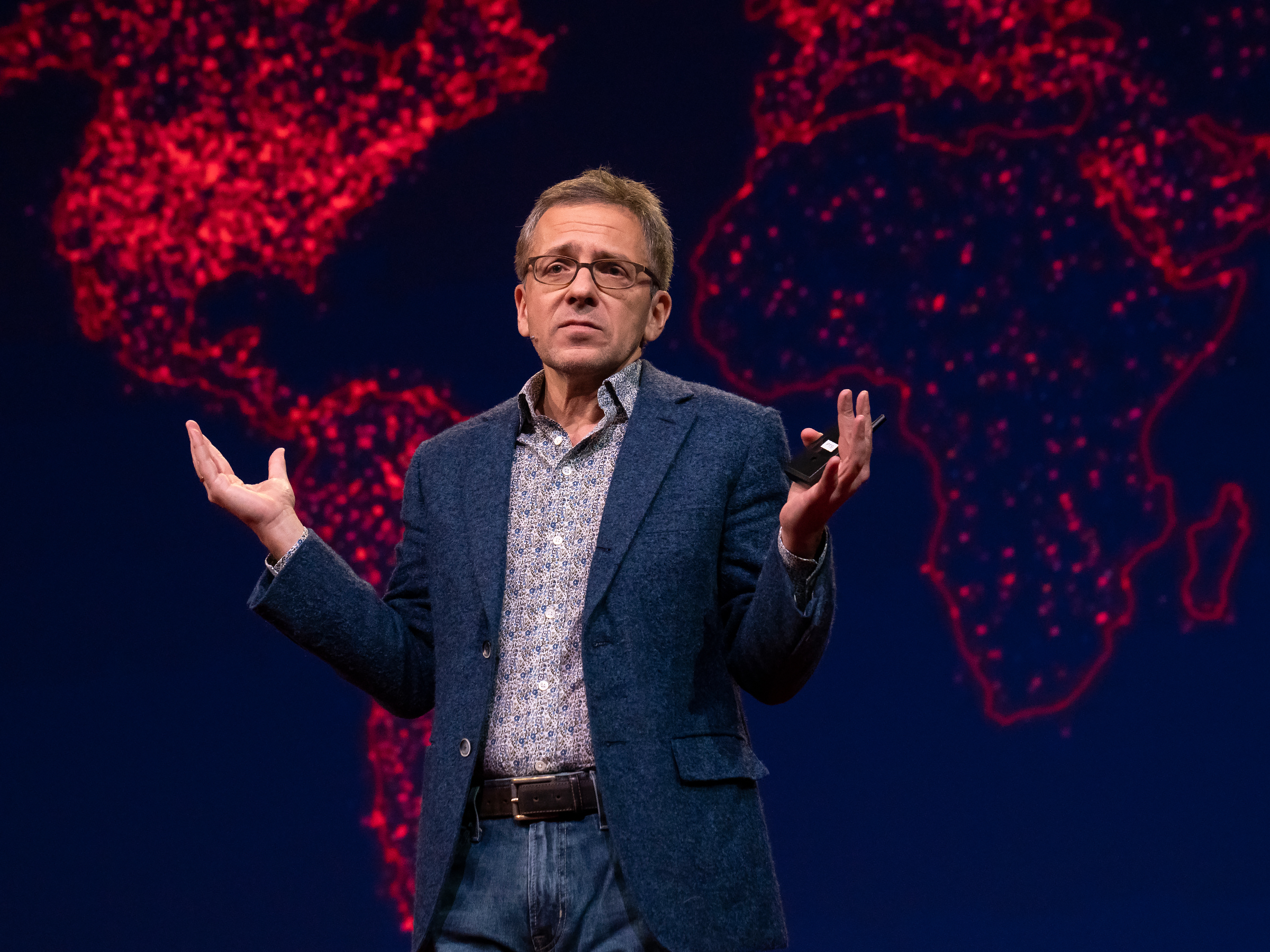 Ian Bremmer speaks at SESSION 3 at TED2023: Possibility. April 17-21, 2023, Vancouver, BC, Canada. Photo: Gilberto Tadday / TED