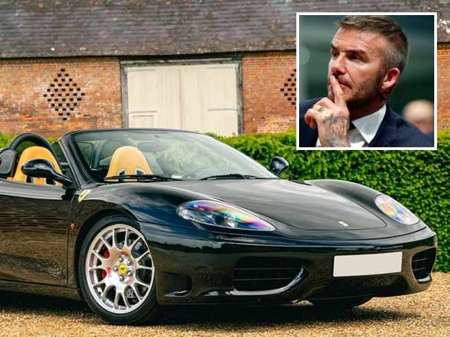 Una Ferrari di Beckham è in vendita: perché nessuno vuole acquistarla
