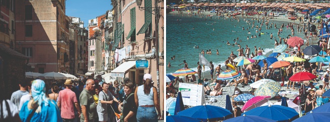 L’invasione delle Cinque Terre, tra stranieri in coda e fast food. «I croceristi restano 20 minuti, il tempo di un selfie e un kebab: una belinata»