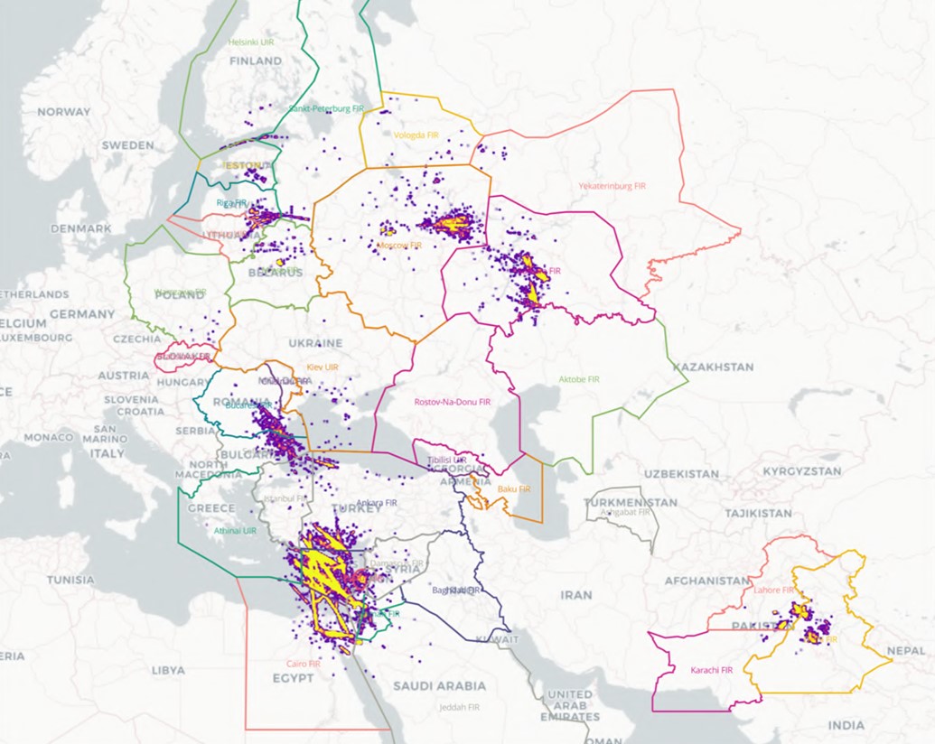 Aerei, 1.400 voli al giorno perdono il segnale Gps in Russia, Medio Oriente, Europa: «I problemi a bordo sono quintuplicati»