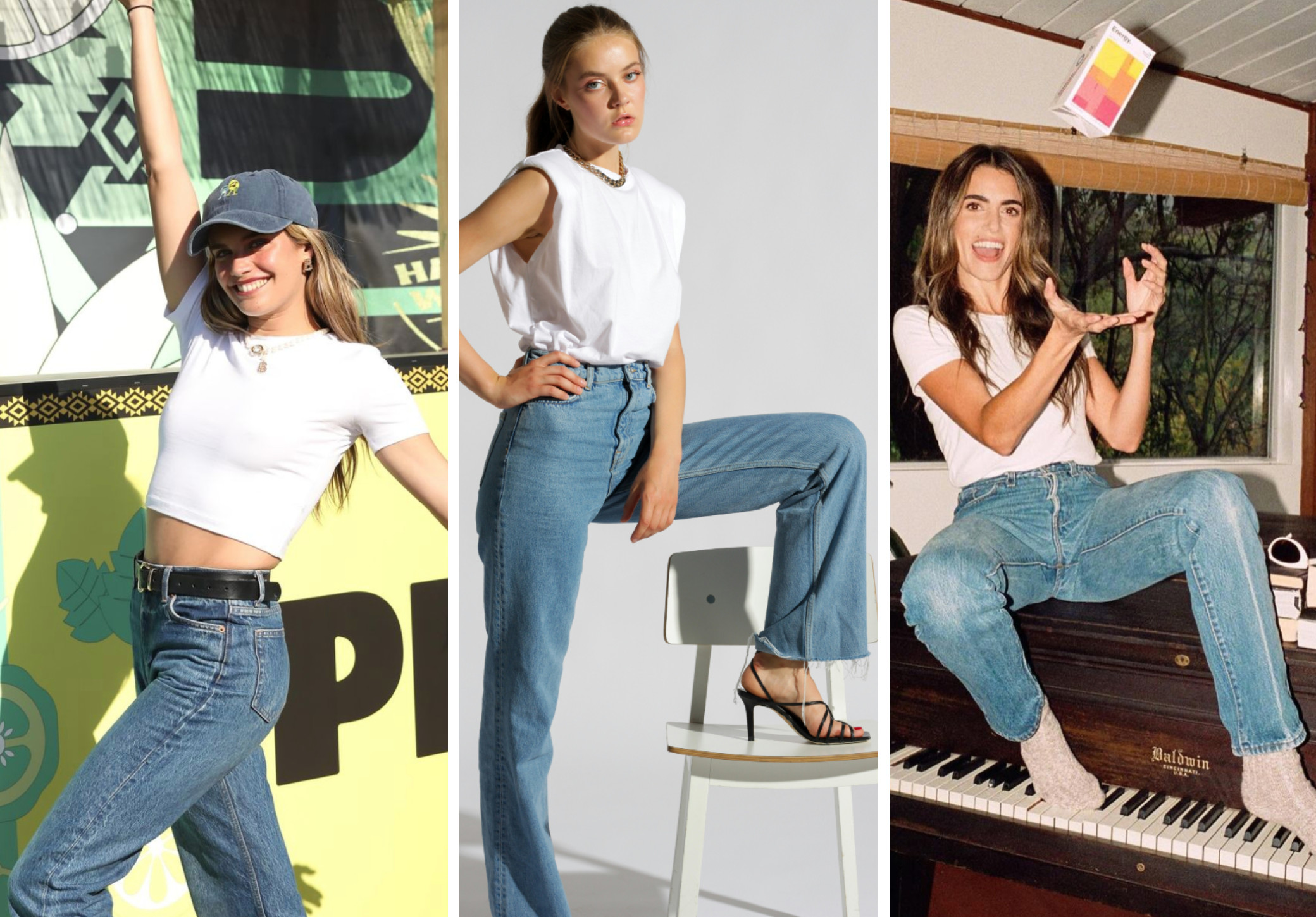 Basta un jeans e T shirt bianca trionfa il normcore style Piace a Gwyneth Paltrow come a Levante Corriere