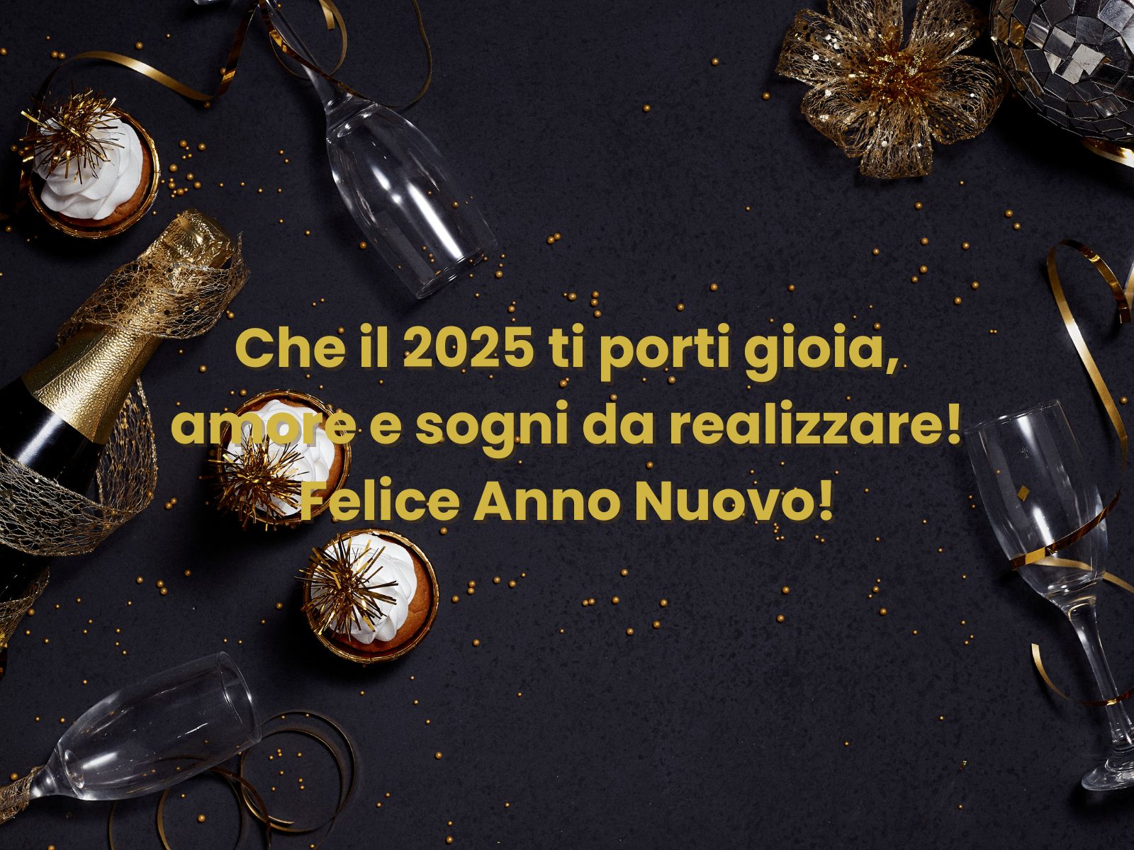 Auguri di buon anno 2025, le frasi e le immagini di Capodanno da