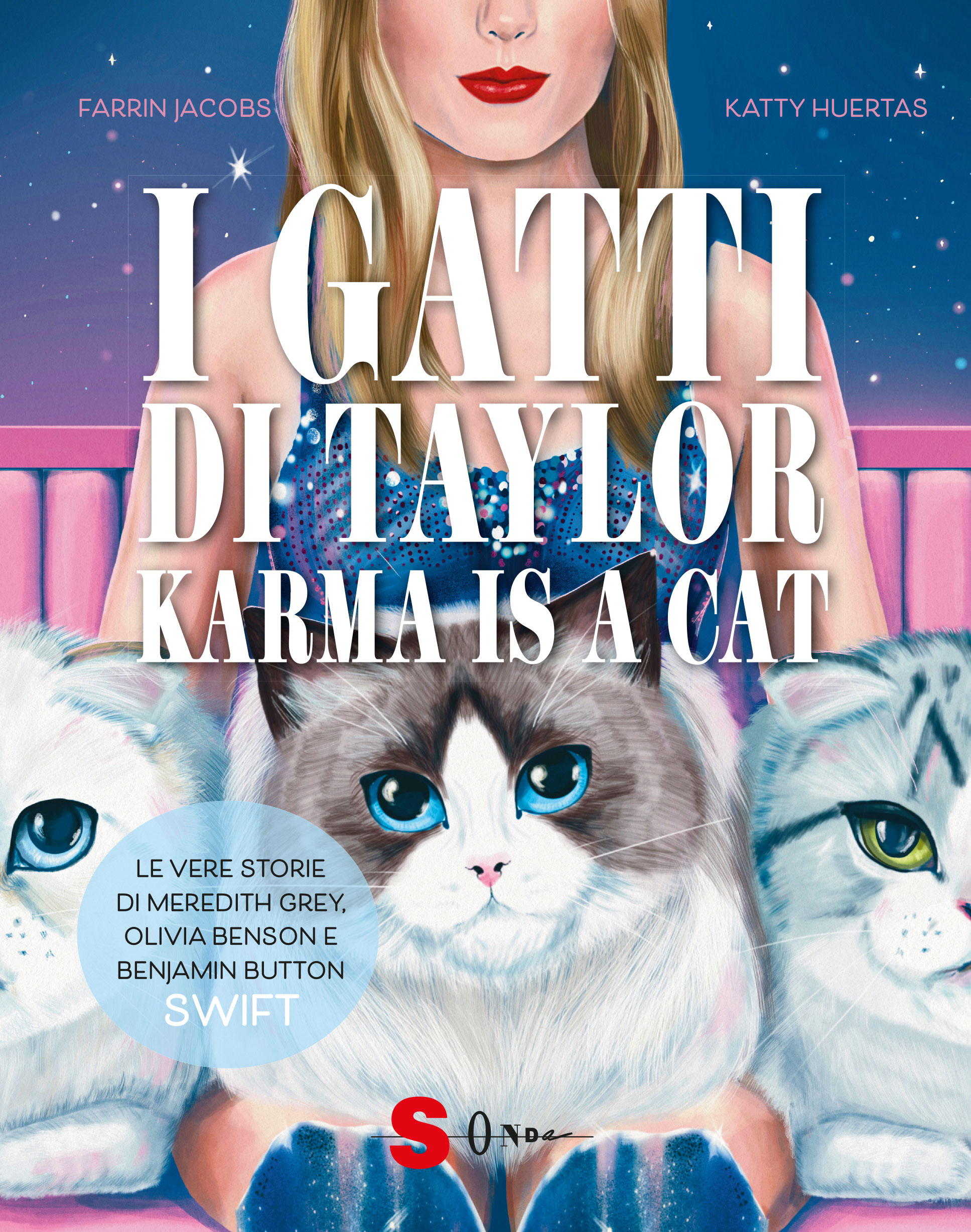 Taylor Swift and the love for cats: the story of Meredith, Olivia and Benjamin in a book