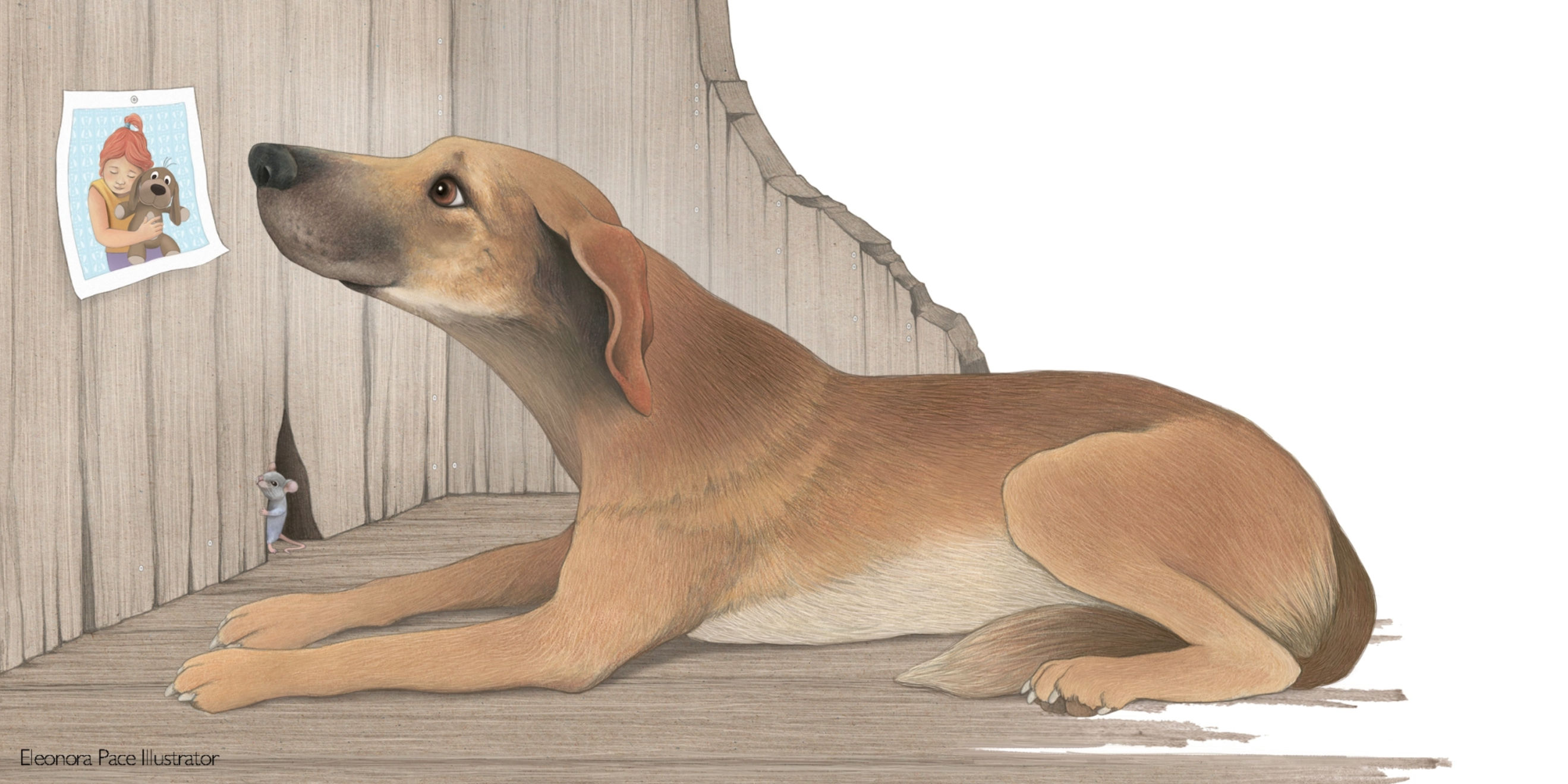 Apple, raised in the kennel, finds a new family. And becomes the protagonist of a book