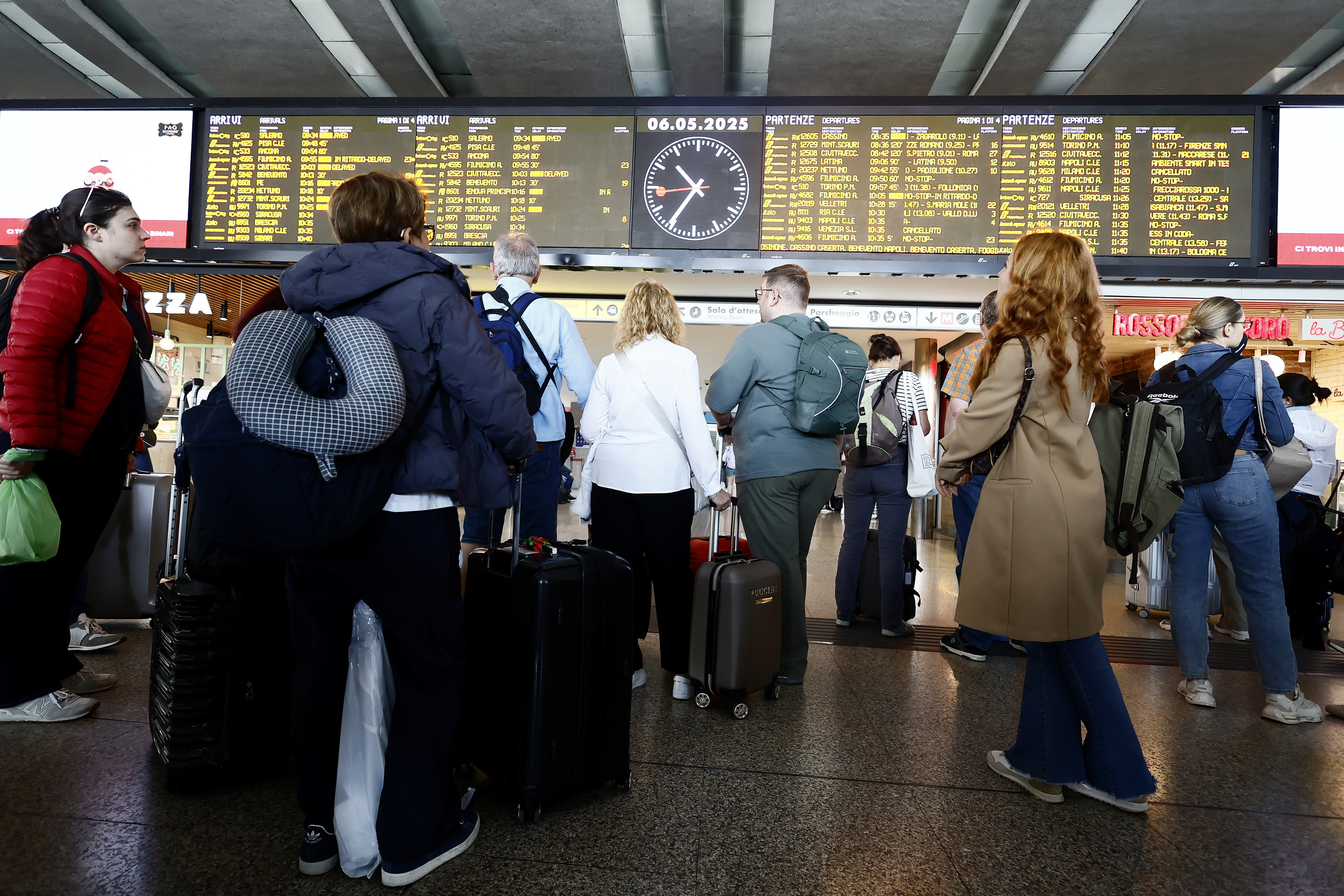 Trains strike in Rome and Lazio today 6 May: delays up to 210 minutes and cancellations. Chaos in Termini