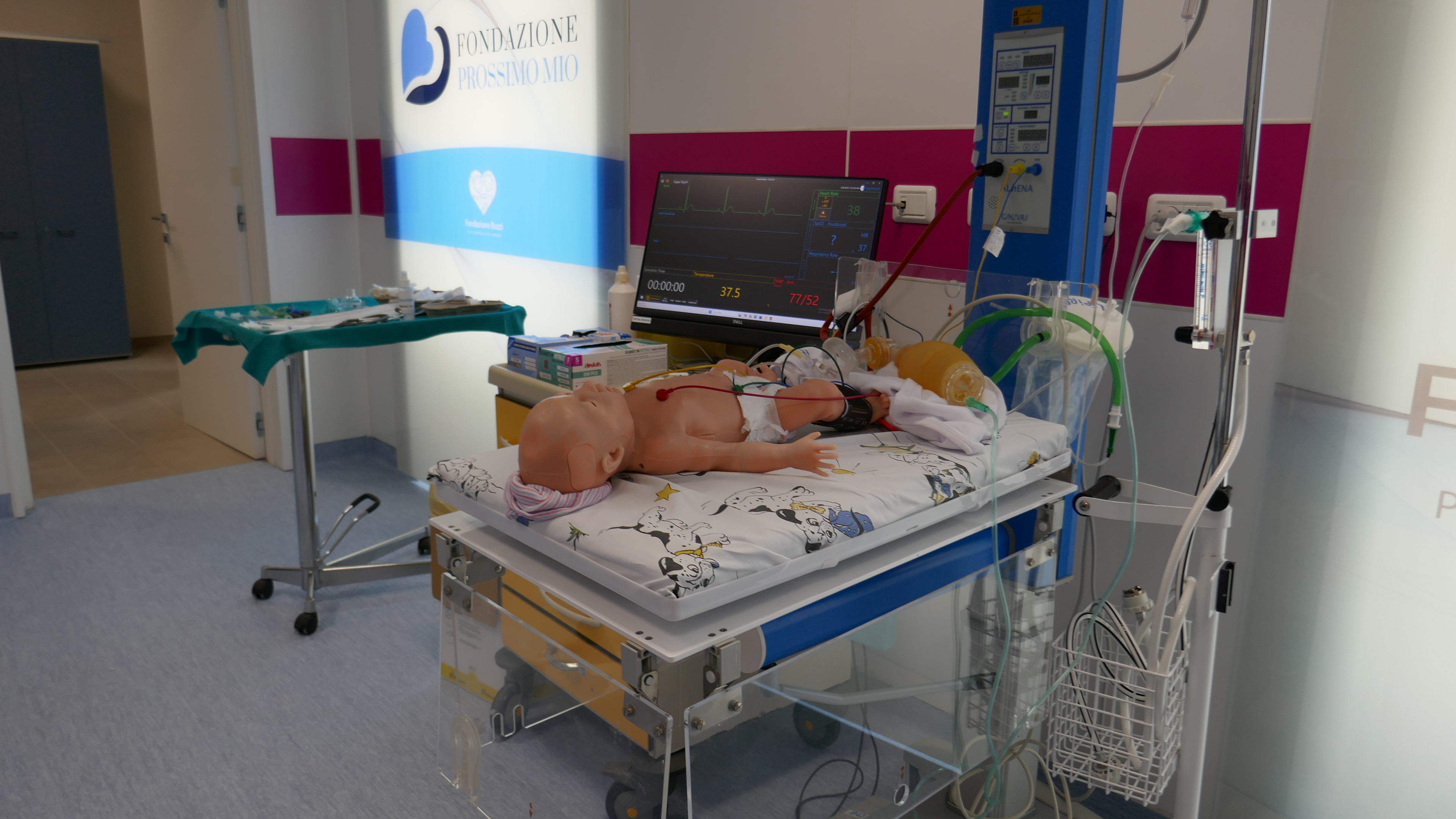 At the Children’s Hospital a new center with high loyalty simulators to form doctors and nurses