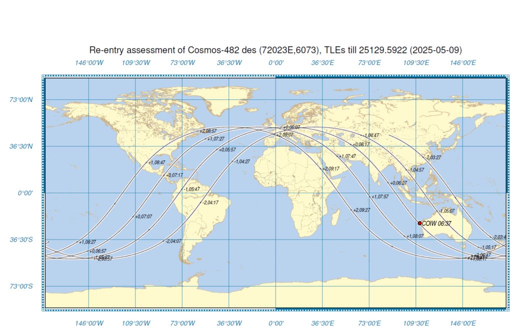 The Soviet probe Kosmos 482 is about to fall on earth: what are the risks and where it will fall