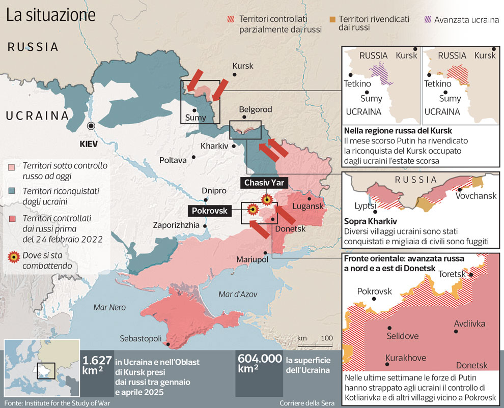 The stall continues to the front in Ukraine. And Moscow ranks the guard of the Kremlin