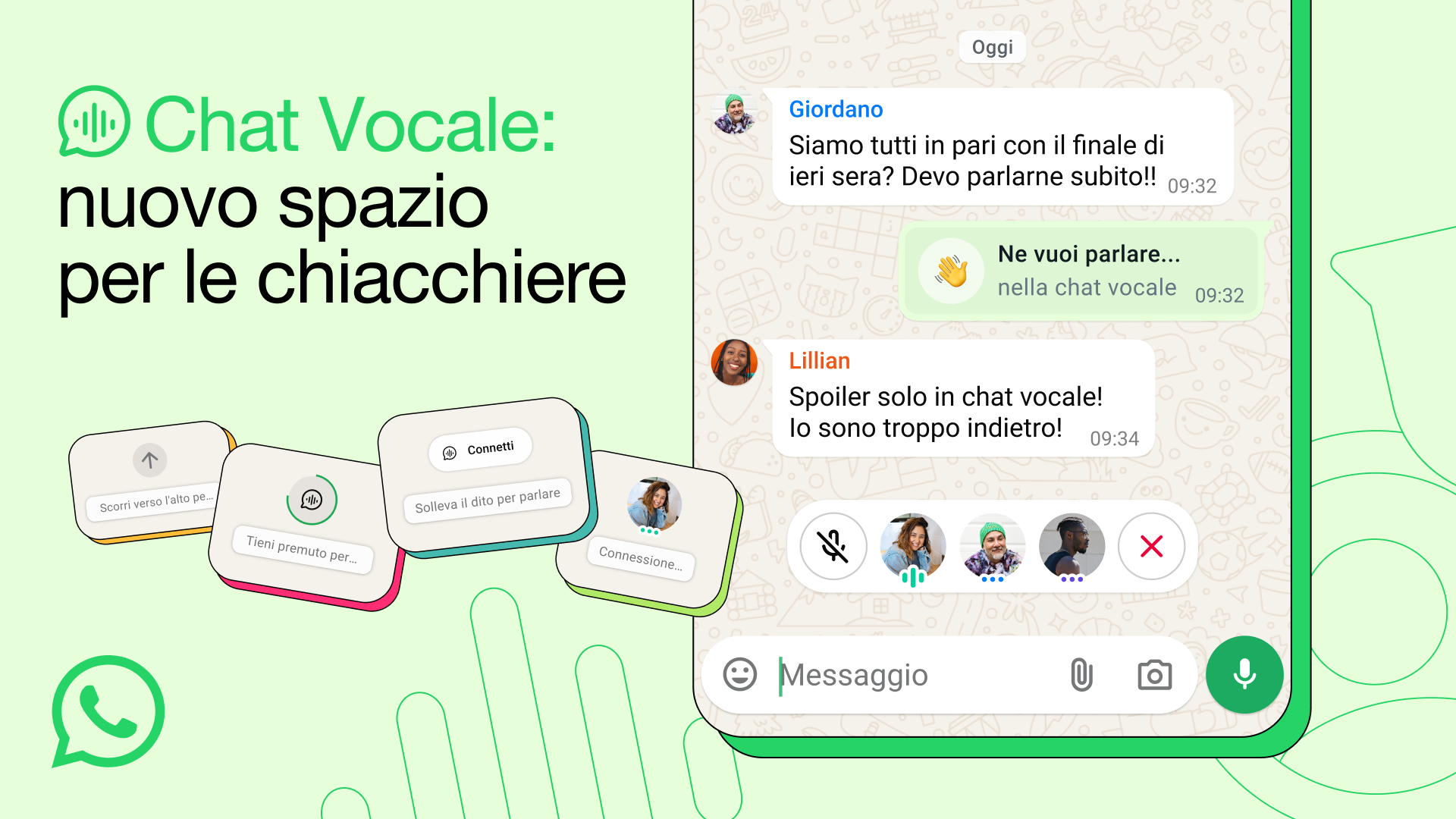 WhatsApp, vocal chats are now on all groups: how they work and why they can be very useful