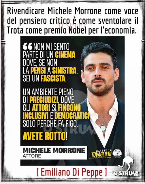 Michele Morrone, from the flogger of Italian cinema to parody of himself on the web: rain of memes and videos on the Apulian actor