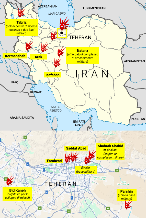 The strategy of Israel’s « beheading » and the attack with Droni-Kamikaze coordinated by Mossad in Iran